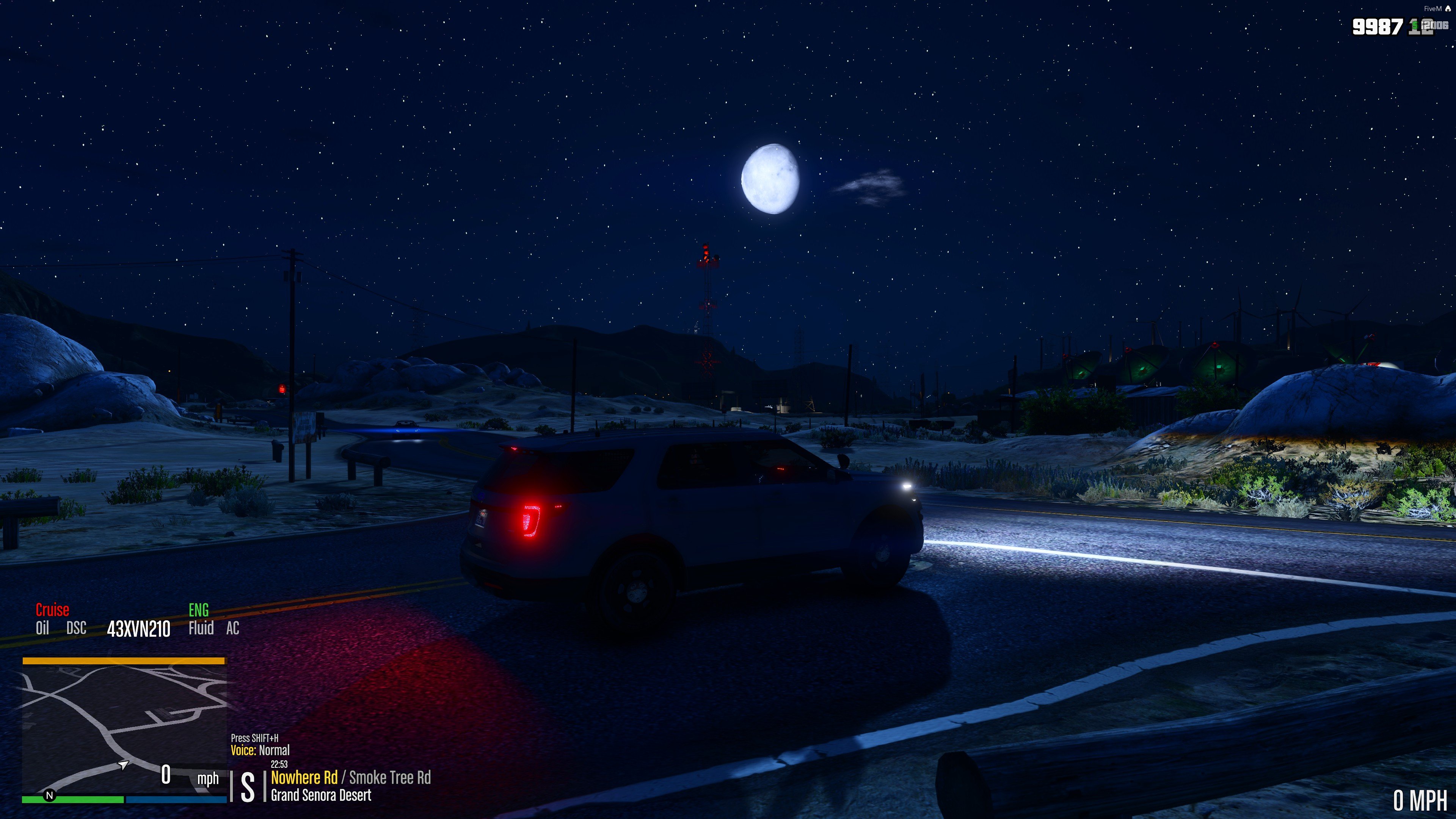 Night patrol. Look at all those stars!