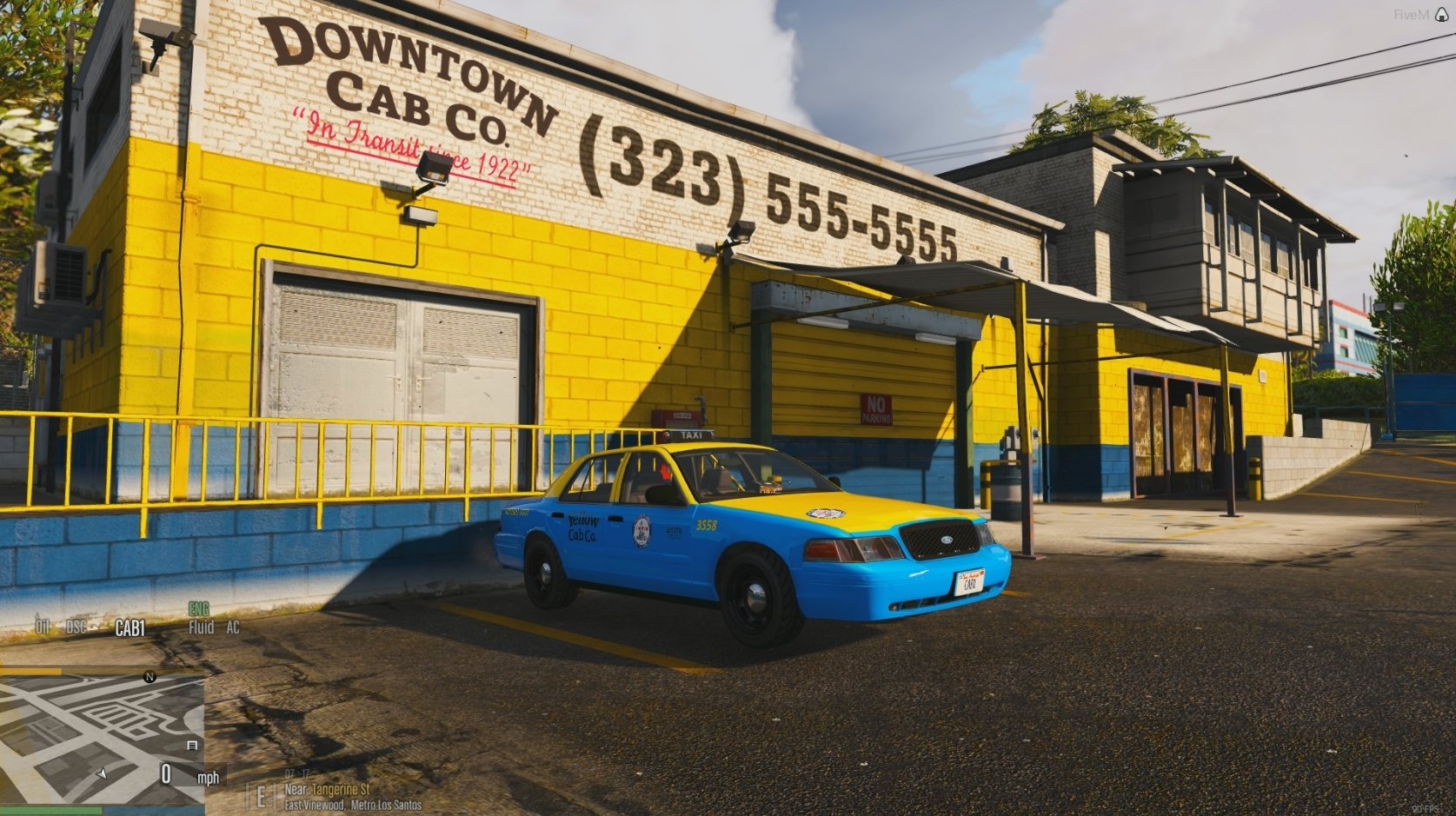 Downtown cab gta 5 фото 20