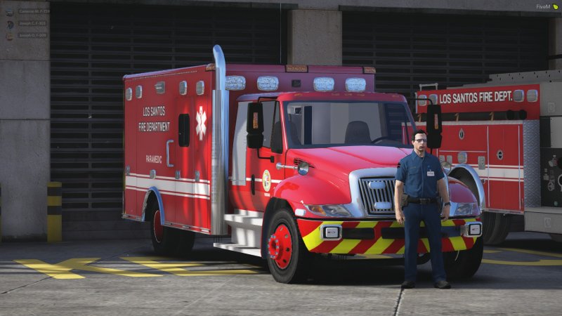 LSFD International Ambulance at Station 4