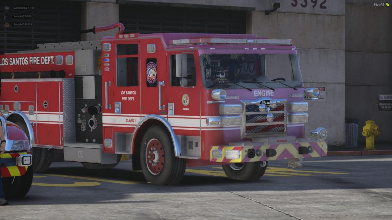 LSFD Engine at Station 4