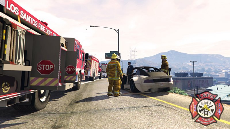 Amazing MVA scene on I-4 couple of days ago. Was able to have a full response from the LSFD, Rescue, Ladder, Engine company, Medic all on scene ! #DoJRP