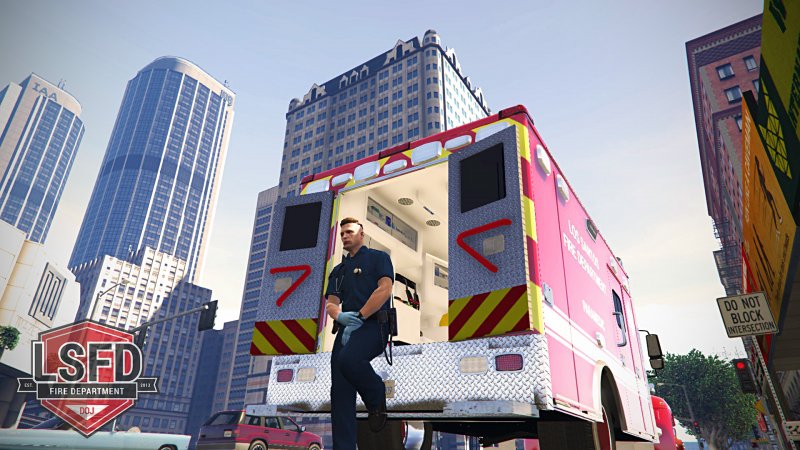 Here we have Station Supervisor Benjamin C. manning a critical care unit out of Station 7. He's presently staged at the corner of Vespucci and Power for a high rise rescue operation.