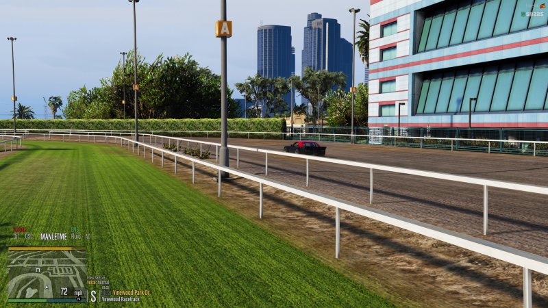 A day racing at the Vinewood Racetrack