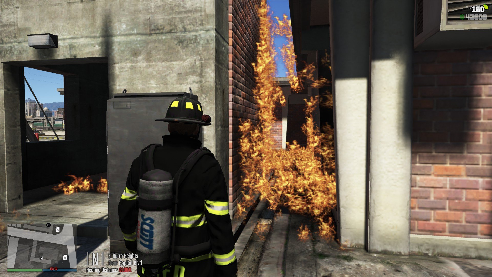 When a fire simulation goes wrong
