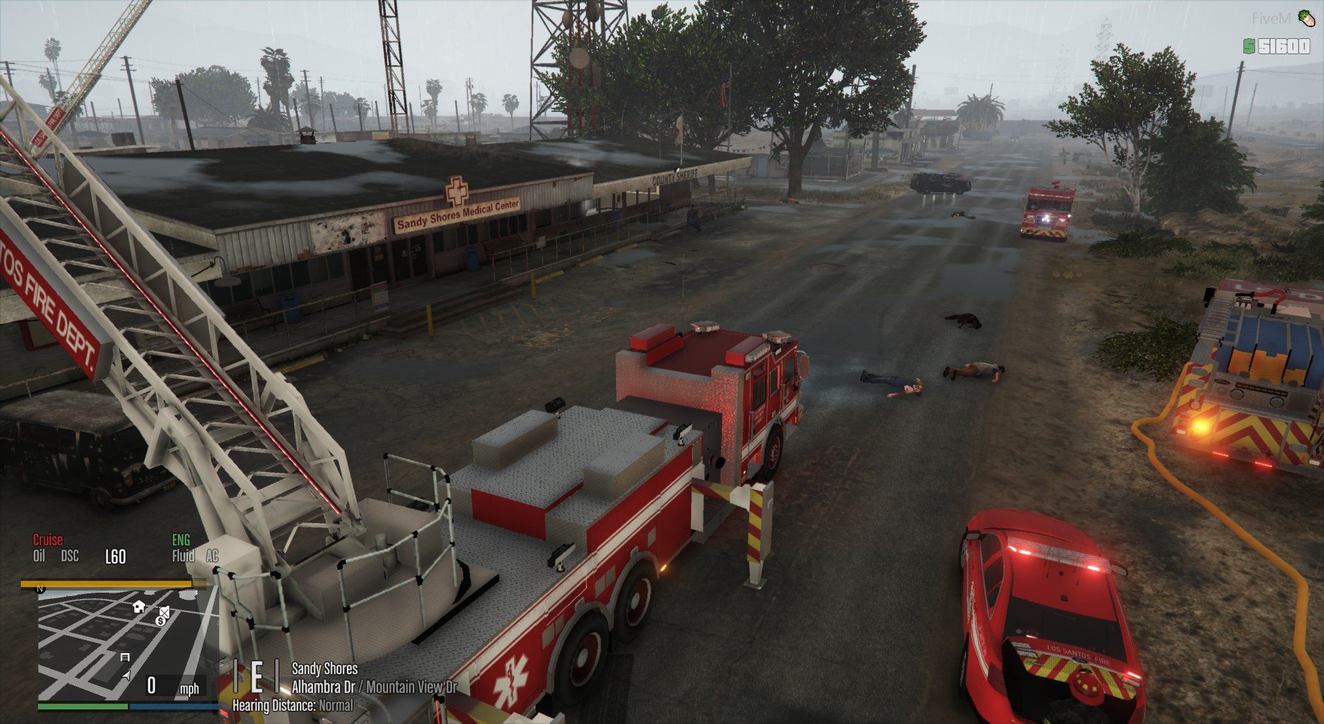 Sandy Shores Sheriff's Station Fire
