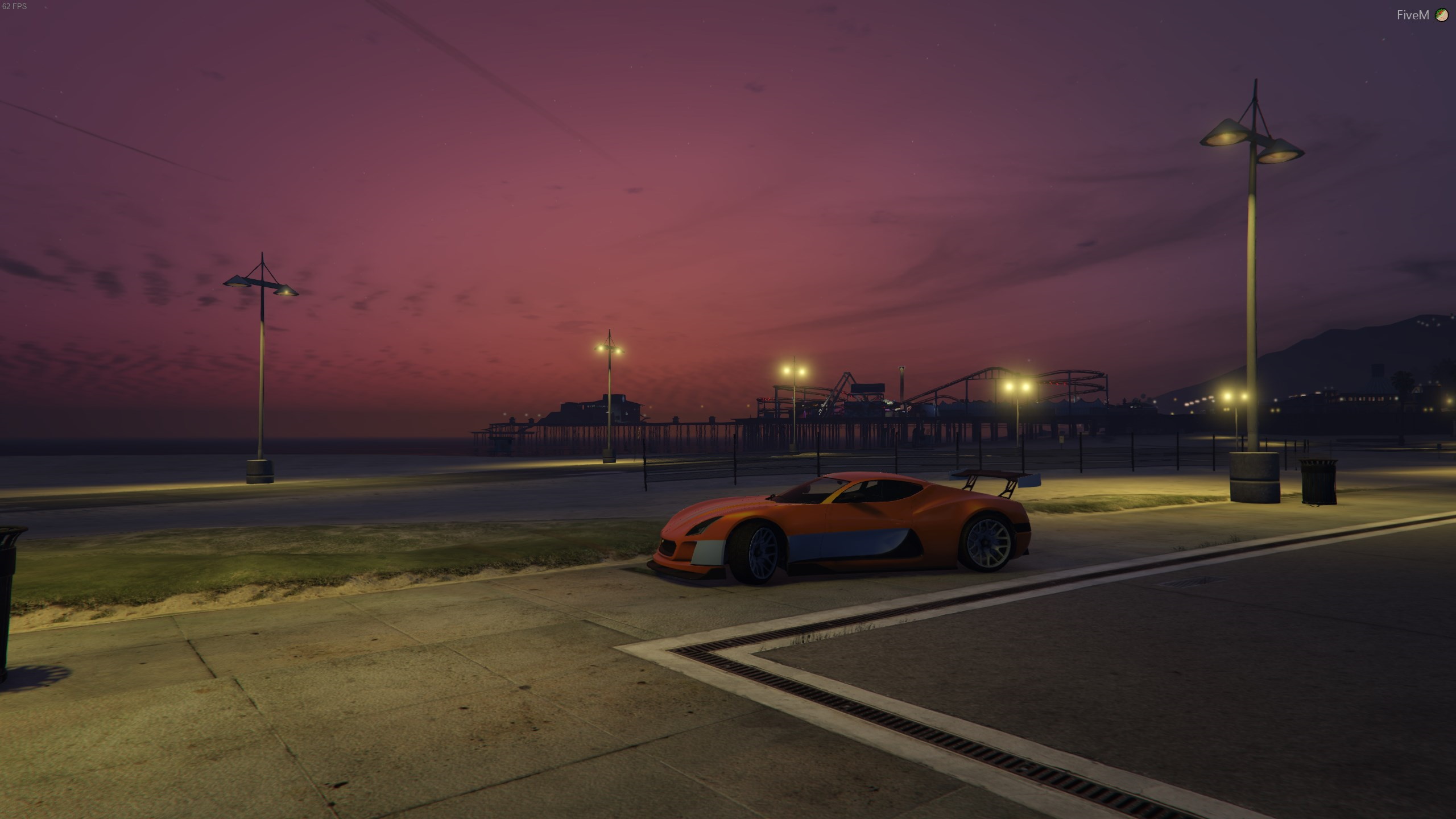 Supercar Sunset