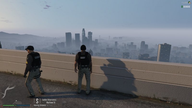 Lookin at the views with Sgt Carson