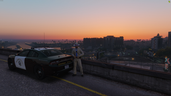 Highway Patrol Sunset That View