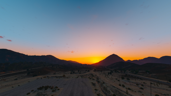 Nothing is better than when ther is peace in San Andreas and the sun is setting.