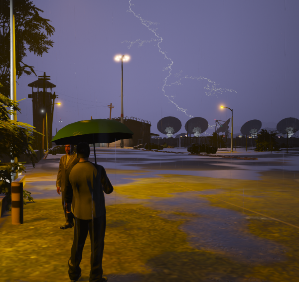 Extreme lighting storm