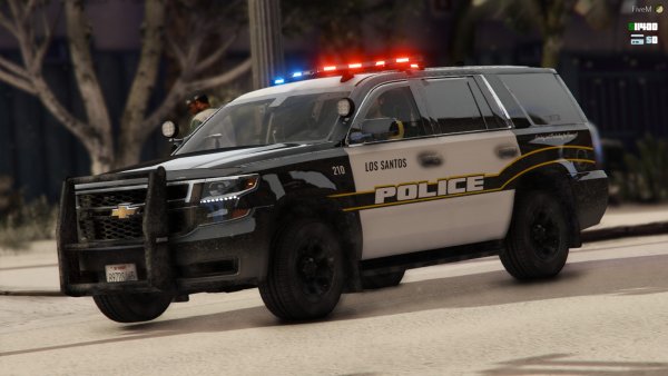 LSPD Tahoe looking FIRE