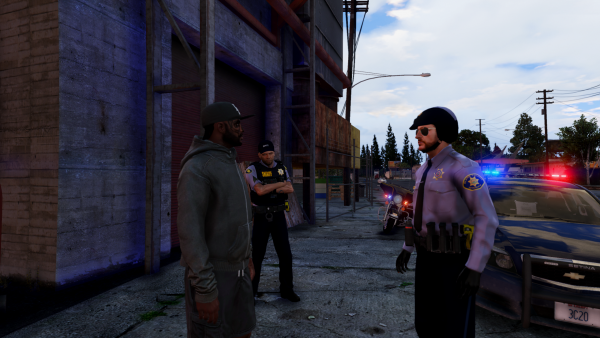 Assisting Sgt. Connor (TED Motor) on a DUI stop