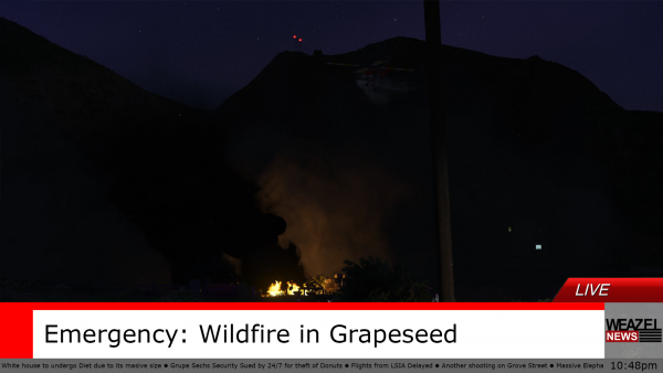 Wildfire in Grapeseed