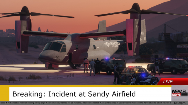 Incident at Sandy Airfield
