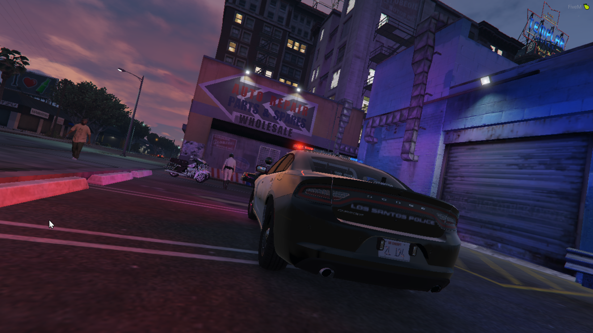 LSPD CHARGER BACKVIEW