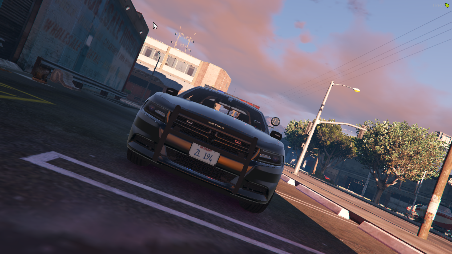 LSPD CHARGER FRONT VIEW