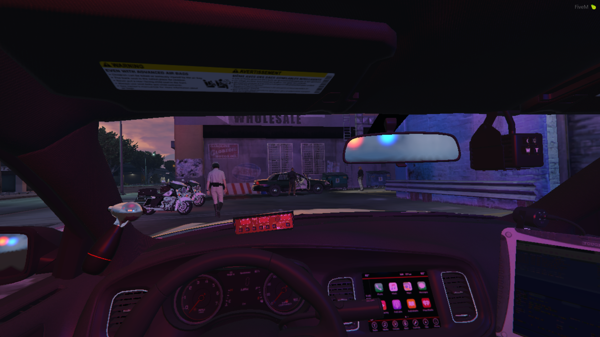 LSPD CHARGER INSIDE VIEW
