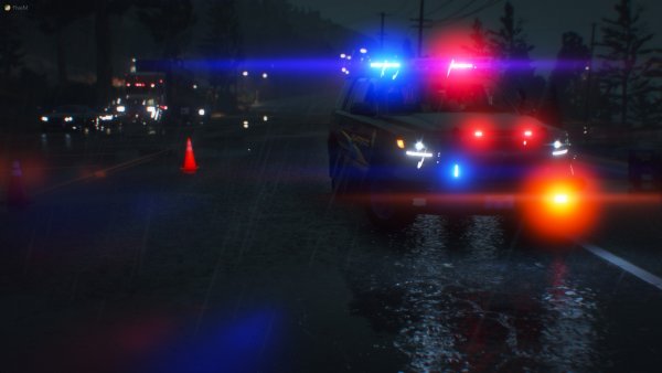 Officer Down Call in the rain!