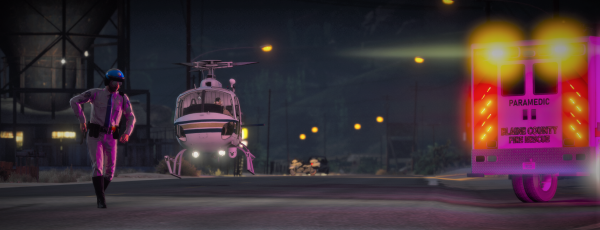 Medevac for downed officer via AIR-51