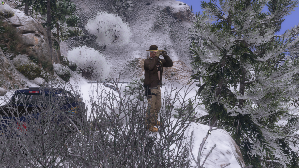 Ranger surveying the wilderness.