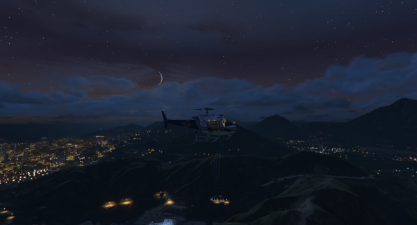 HP Heli and moon