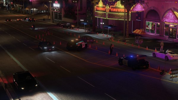 2ND Angle of a fantastic DUI Check point
