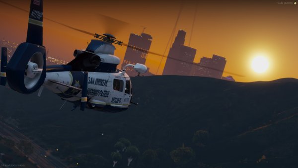 Sunset over Los Santos