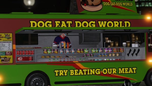Selling the best hotdogs